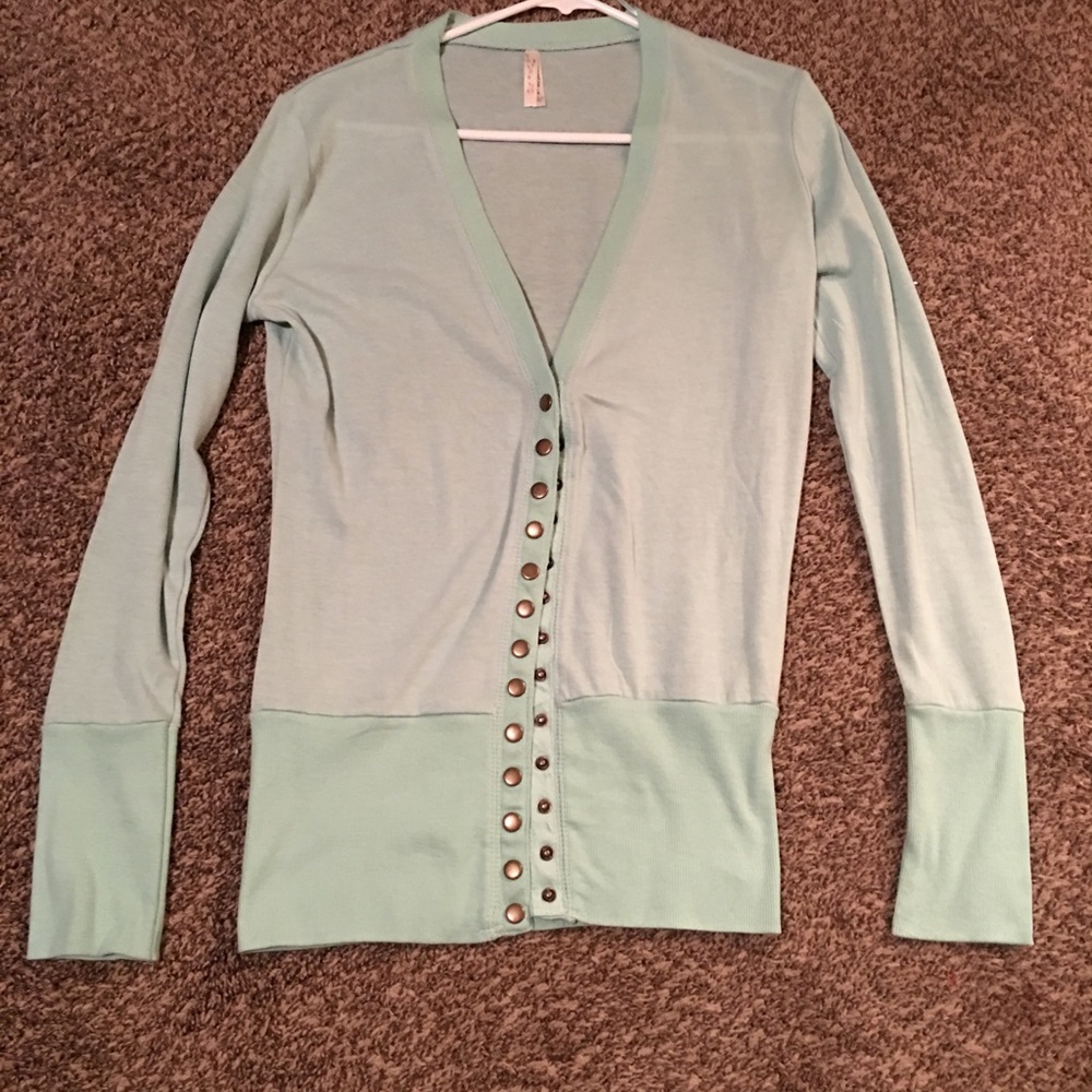 Snap Button Down Cardigan